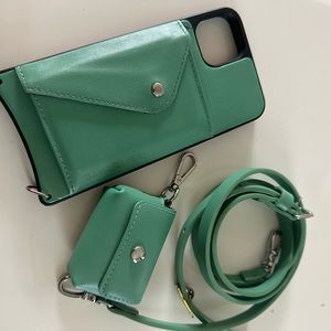 Bandolier iPhone 11 pro max and AirPods pro cases